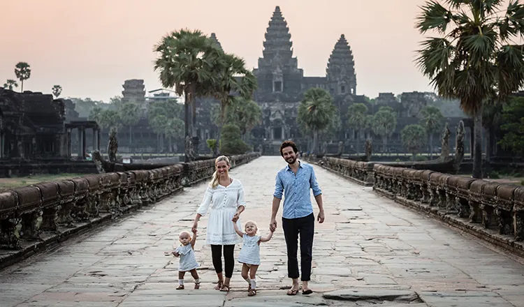 Katrine and family.